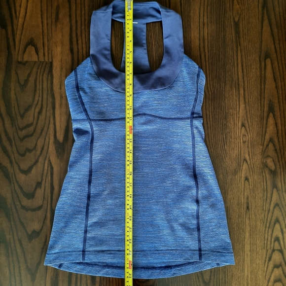Lululemon Blue Sport Racerback Top Size 4 - Picture 4 of 6